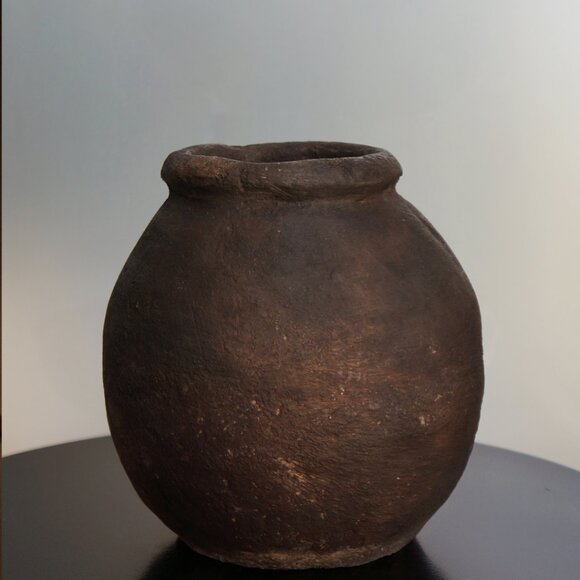 Handmade Tunisian Antique Vase | Wabi-Sabi Inspired - Picture 3 of 7